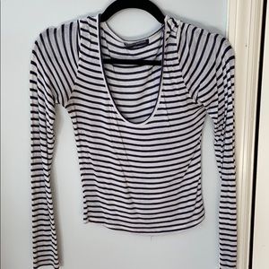 Brandy Melville striped long sleeve top